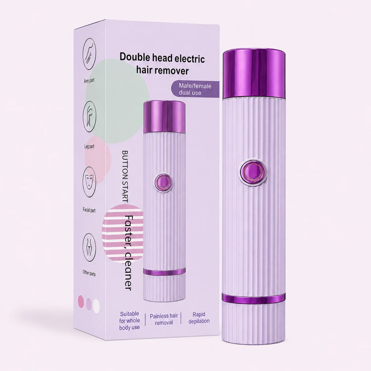 2-in-1 Dual-Head Women’s Epilator Shaver