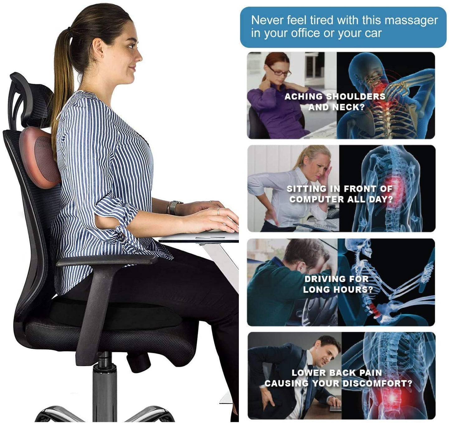 Electric Shiatsu Neck & Back Massager